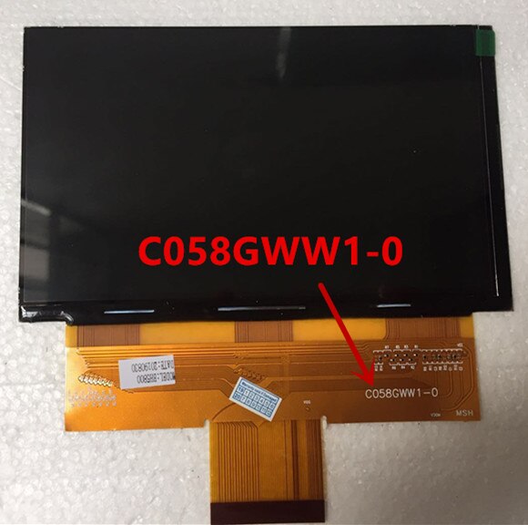 5.8 tommer til alfawise  x 3200x aun  f30 projektor  pj058 w 2 0211 c058 gww 1-0 originale skærmskærme diy projektor tilbehør: C058 gww 1-0