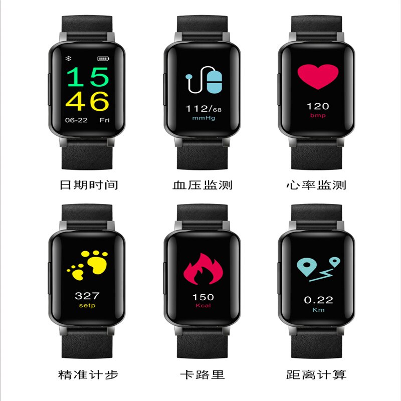 L818 Smart Horloge Draadloze Bluetooth Oortelefoon Slaap Monitoring Armband Smartband Polsbandje Horloge Band Fitness Tracker Band