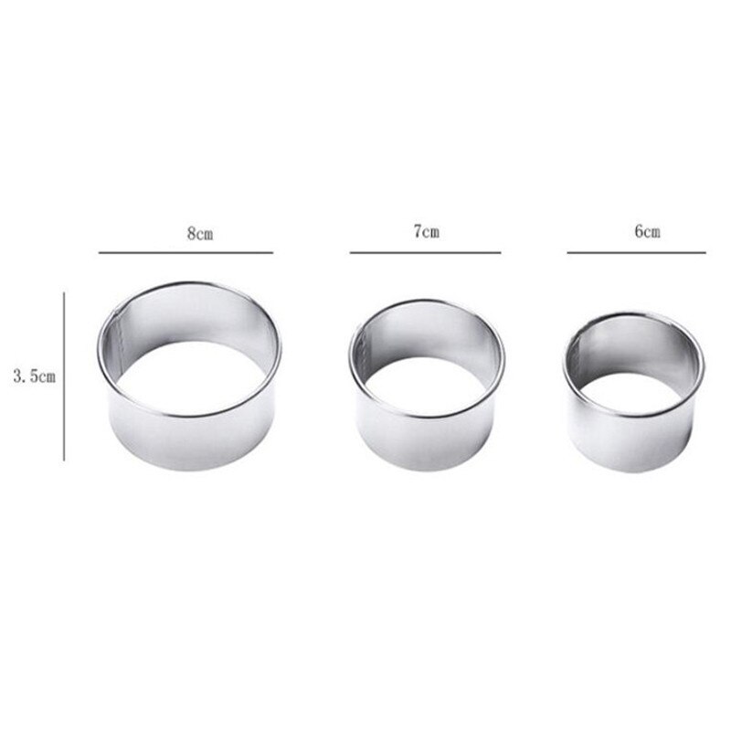 Prensa de masa de acero inoxidable para hacer raviolis, cuchillo de relleno, cuchara de masa, herramienta de molde, 1-5 piezas: 3pcs cutter