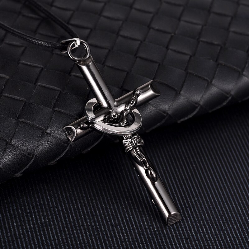 Mode Kruis Ketting Jezus Christus Crucifix Ketting Man Hangers Met Ketting Unisex Vrouwen Sieraden Mannen Festival
