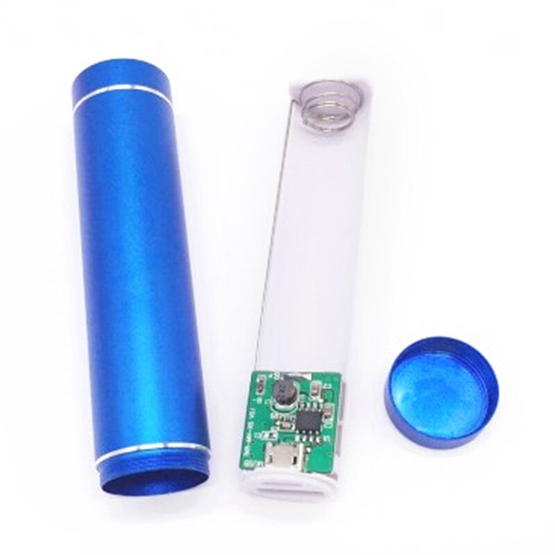 Bærbar diy 2600 mah ekstern usb power bank box batteri 18650 batterioplader til mobiltelefon (intet batteri)