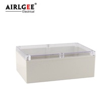 240 * 160 * 90mm outdoor cable box transparent cover plastic waterproof ABS IP66 junction box electrical connection chassis
