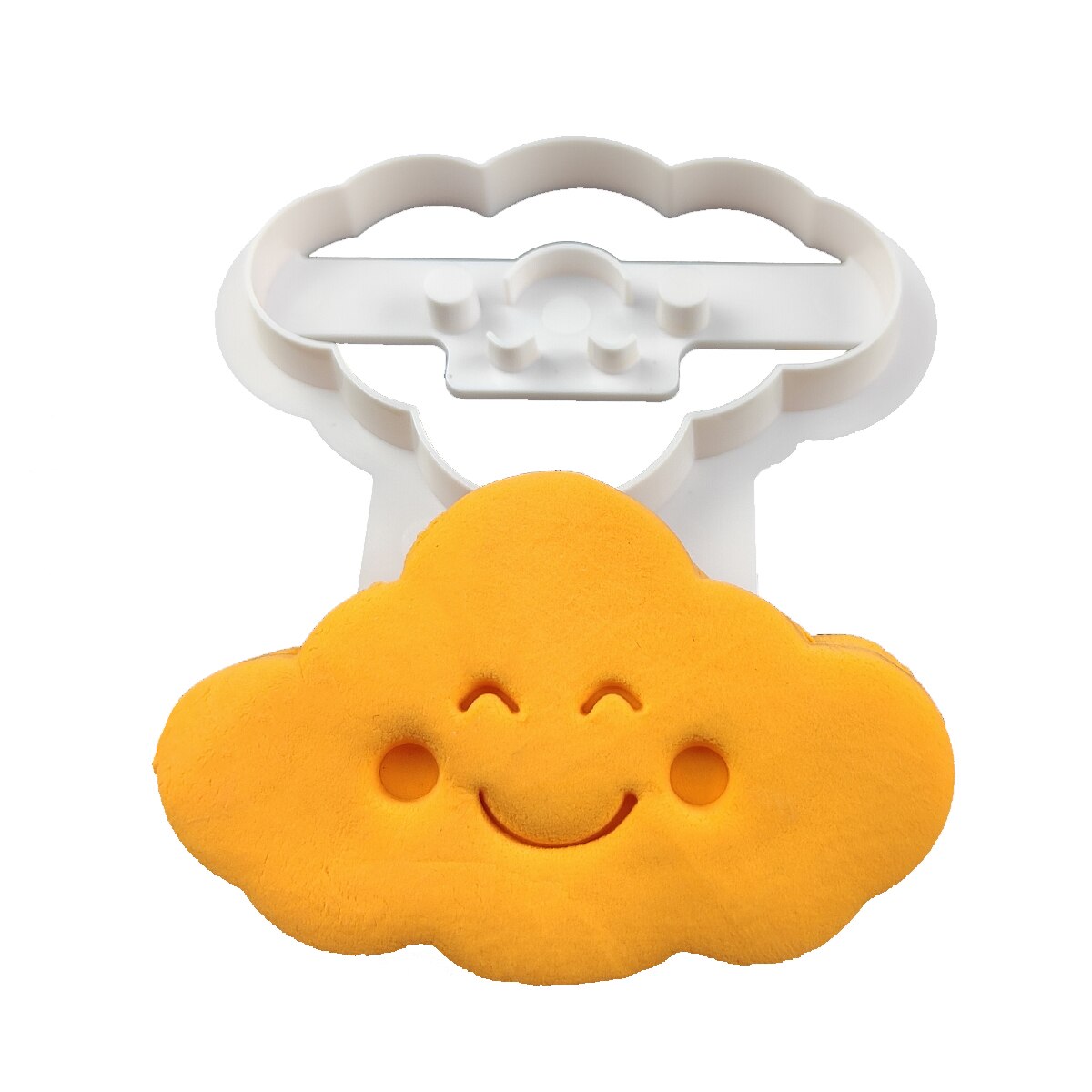Molde 3D con forma de cara sonriente para cortar galletas, Mousse de Chocolate, Fondant, galletas, dulces, moldes para velas, herramienta de decoración de pasteles para hornear