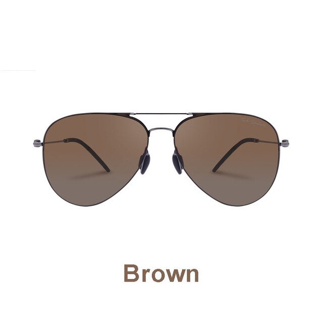 Xiaomi-gafas de sol Mijia Turok Stein TS, polarizadas de nailon, coloridas gafas de sol negras a la 100% a prueba de rayos UV, unisex: brown