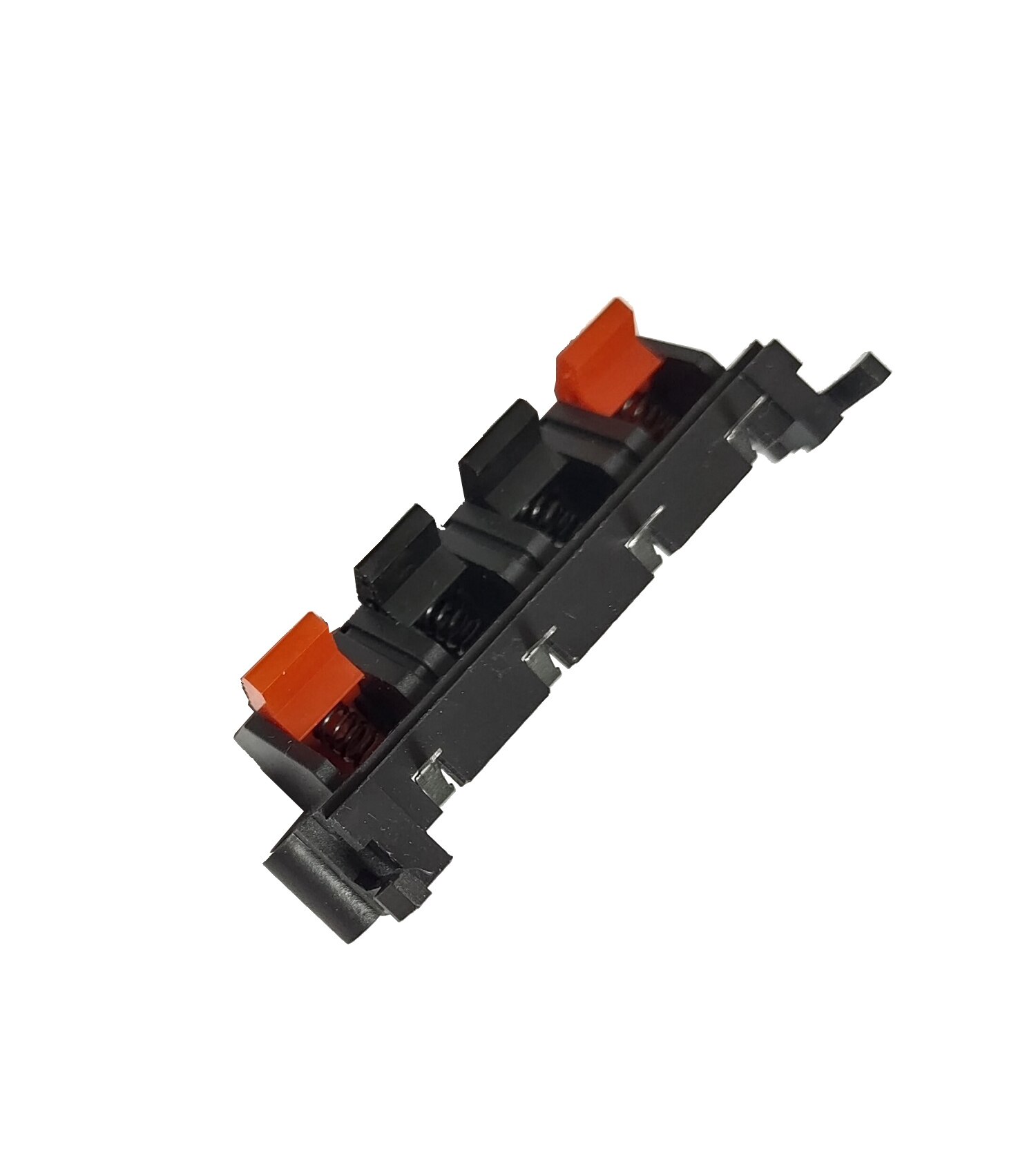 6pcs 4-Hole Speaker Terminal Socket 4-position Connector Terminal Socket Spring Loaded Terminal Test Board Clip Diy Accessories