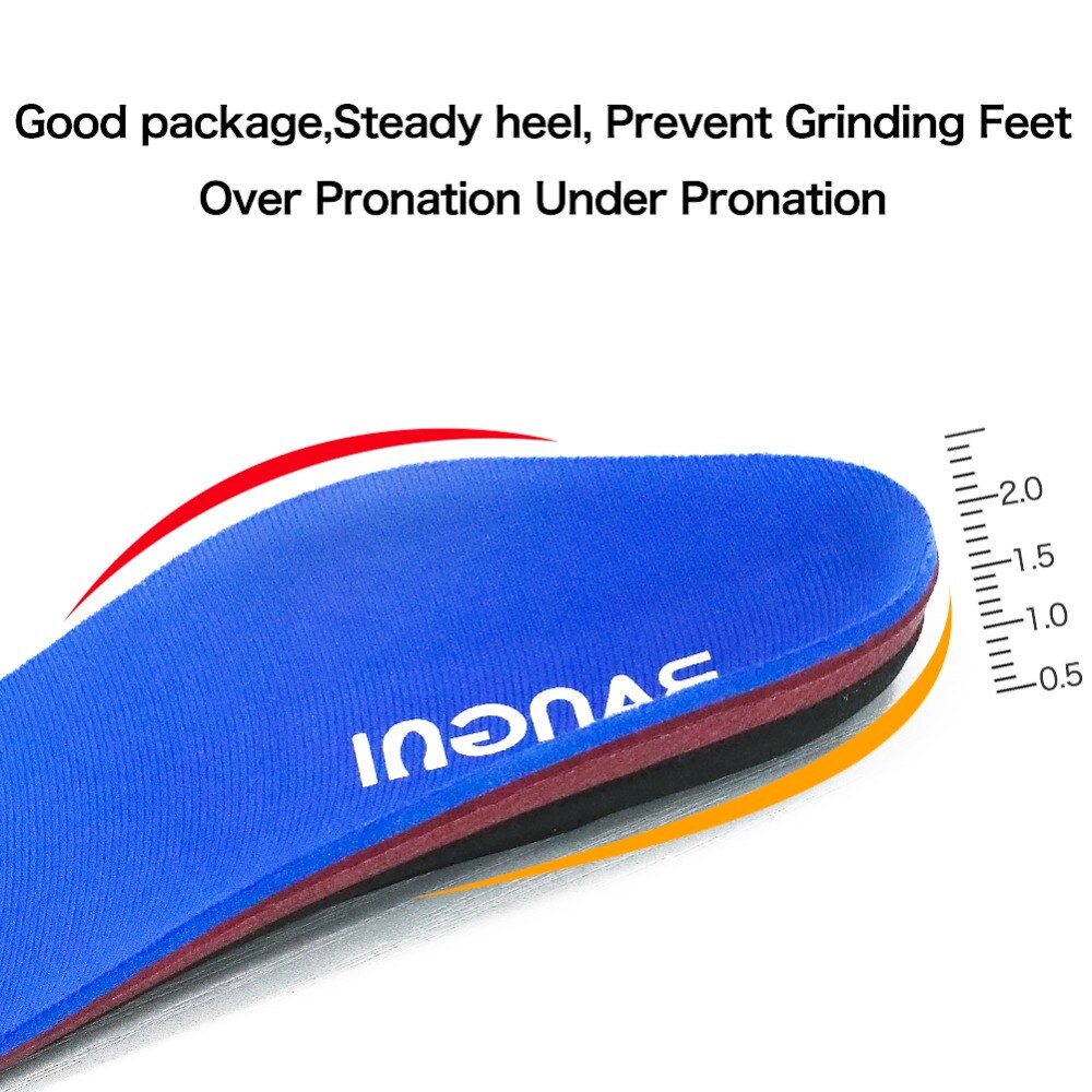 3ANGNI Orthopedic Insoles Arch Support For Flat Feet Shoe Inserts Women Men Othotic Heel Pain Plantar Fasciitis Insole