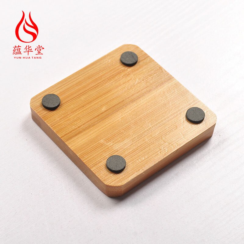 6pcs Hand-painted ceramic coasters and tea mats