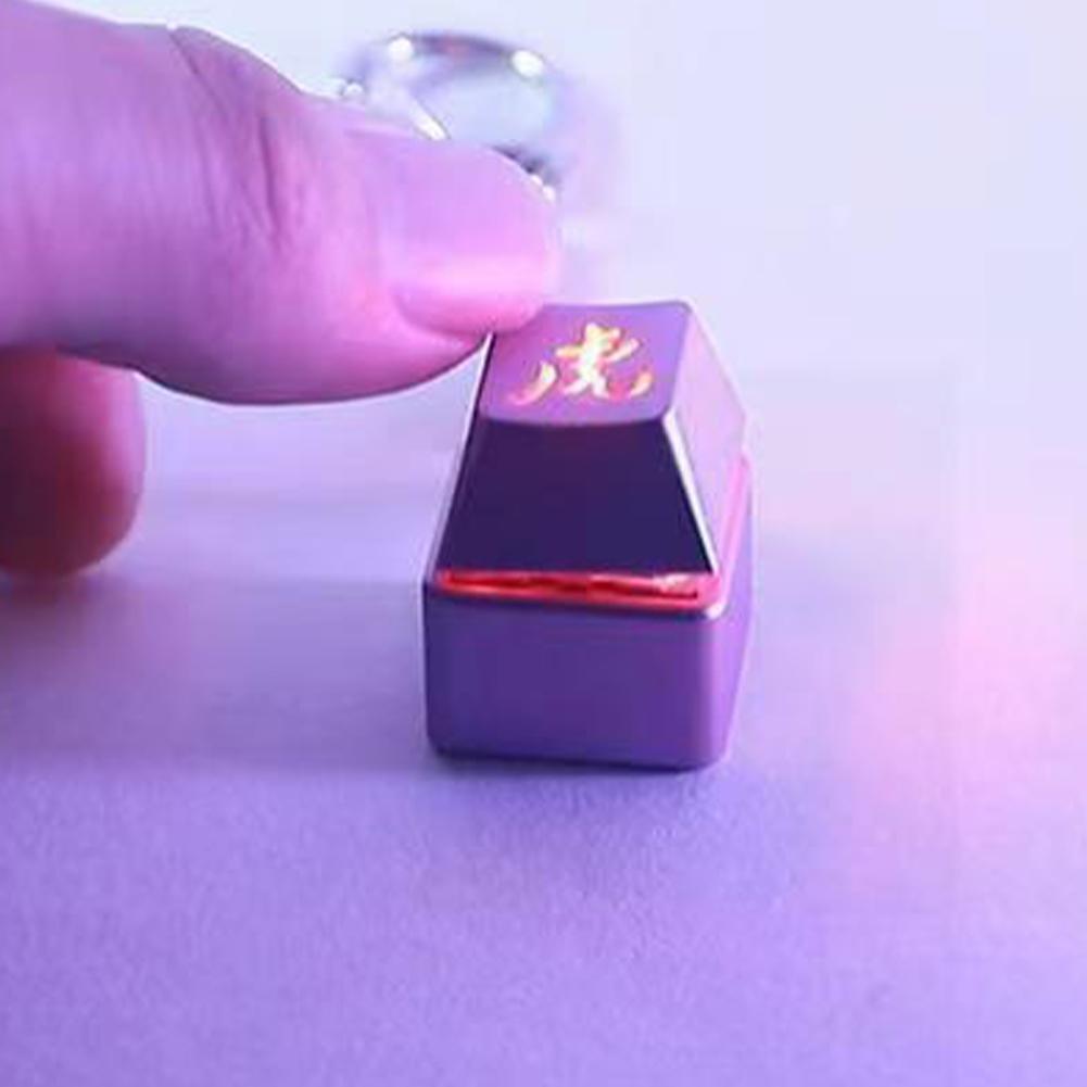 1 Pc RGB LED Mechanical Keyboard Switch Keychain Light Up Backlit For Keyboard Switches Tester Kit