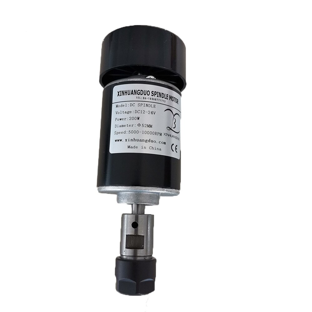 24V 200W 10000RPM Luftgekühlten Spindel Motor- CNC 200W Spindel Motor- + Klemme für CNC DIY maschine
