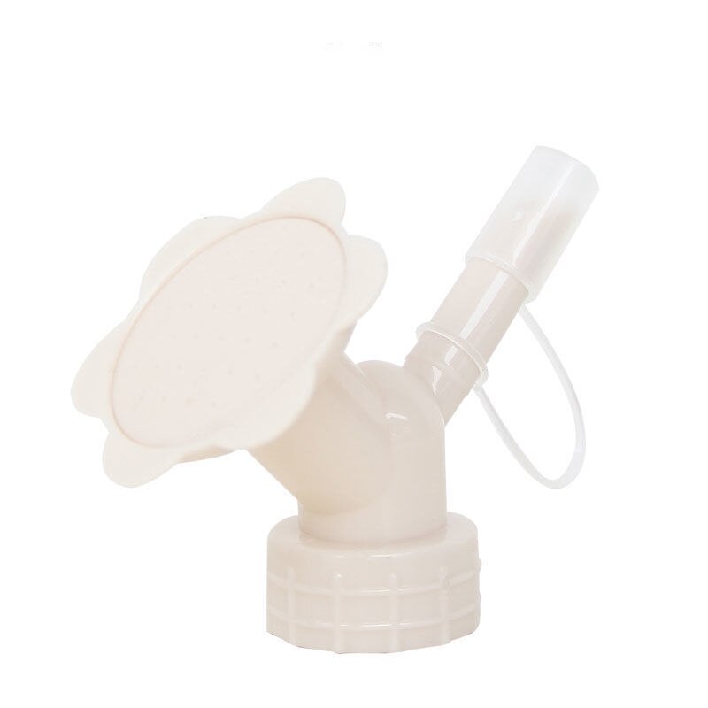 1Pc jardin plante pulvérisation arrosage outil bricolage universel en plastique boisson bouchon de bouteille gicleur buse pomme de douche Portable pulvérisateurs couverture: beige
