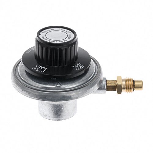 Propane Low Pressure Gas Regulator Valve Adjustable Control Kit Male M12*1 Thread With 0.7mm Nozzle Outlet 1 Inch-20 UNEF Inlet