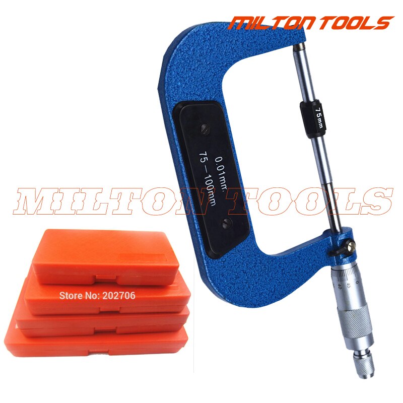 Outside micrometer 75-100mm micrometer 0.01mm color ship by random