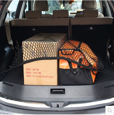 Car Styling Rear Cargo Trunk Storage Net Bag For Volkswagen Golf GTI R20 R36 Jetta Tiguan POLO Passat CC EOS Scirocco