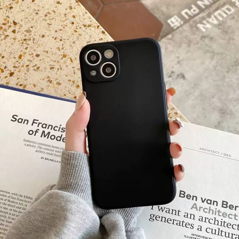 Wielokolorowe silikonowe etui na telefon komórkowy Tpu 1 szt. do iPhone 15 14 13 Silikonowe etui na Apple iPhone Etui Silikonowe: Ciemny niebieski