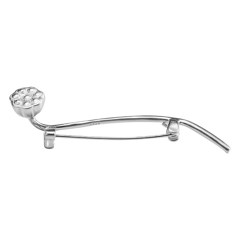 2022 Trendy S925 Sterling Zilveren Sieraden Retro Koude Wind Persoonlijkheid Lotus Vorm Vrouwen Broche