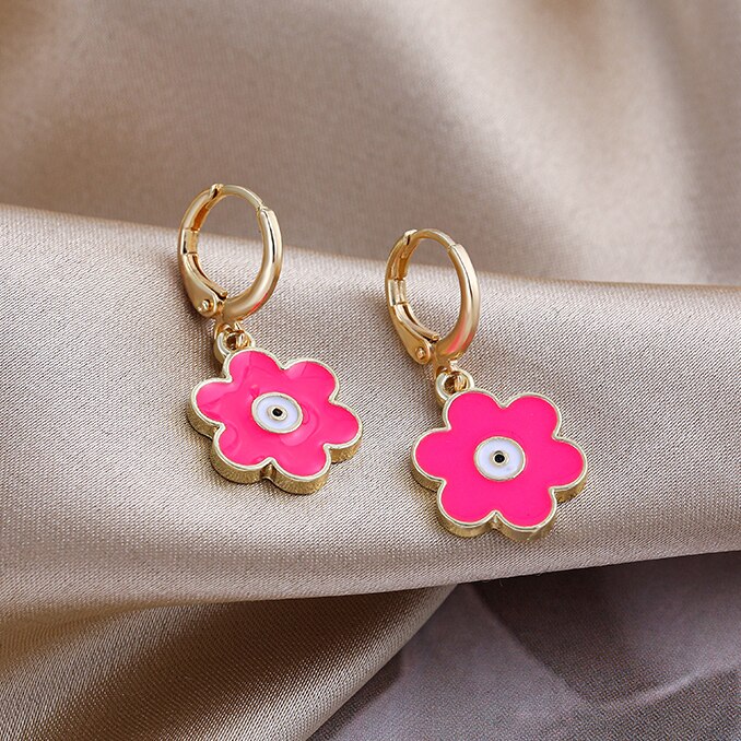 Leuke Roze Bloem Aardbei Vlinder Laarzen Oorringen Voor Vrouwen Meisjes Esthetische Y2k 90S Hart Paddestoel Oorbel Sieraden: 21909 11