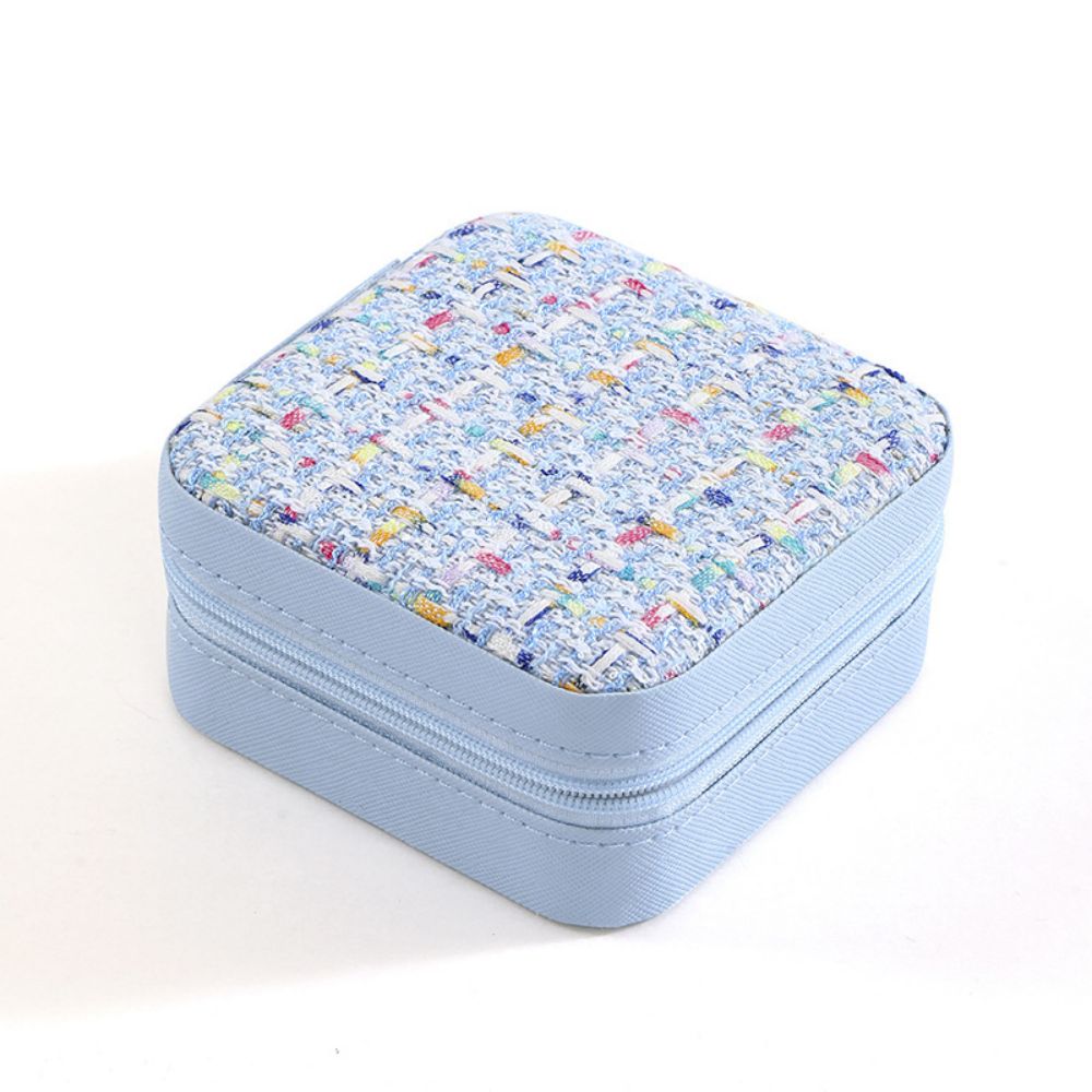 Boîte de rangement de bijoux Portable, boîte de rangement de bijoux de voyage élégante avec Solution à plusieurs compartiments pour femmes: Rose