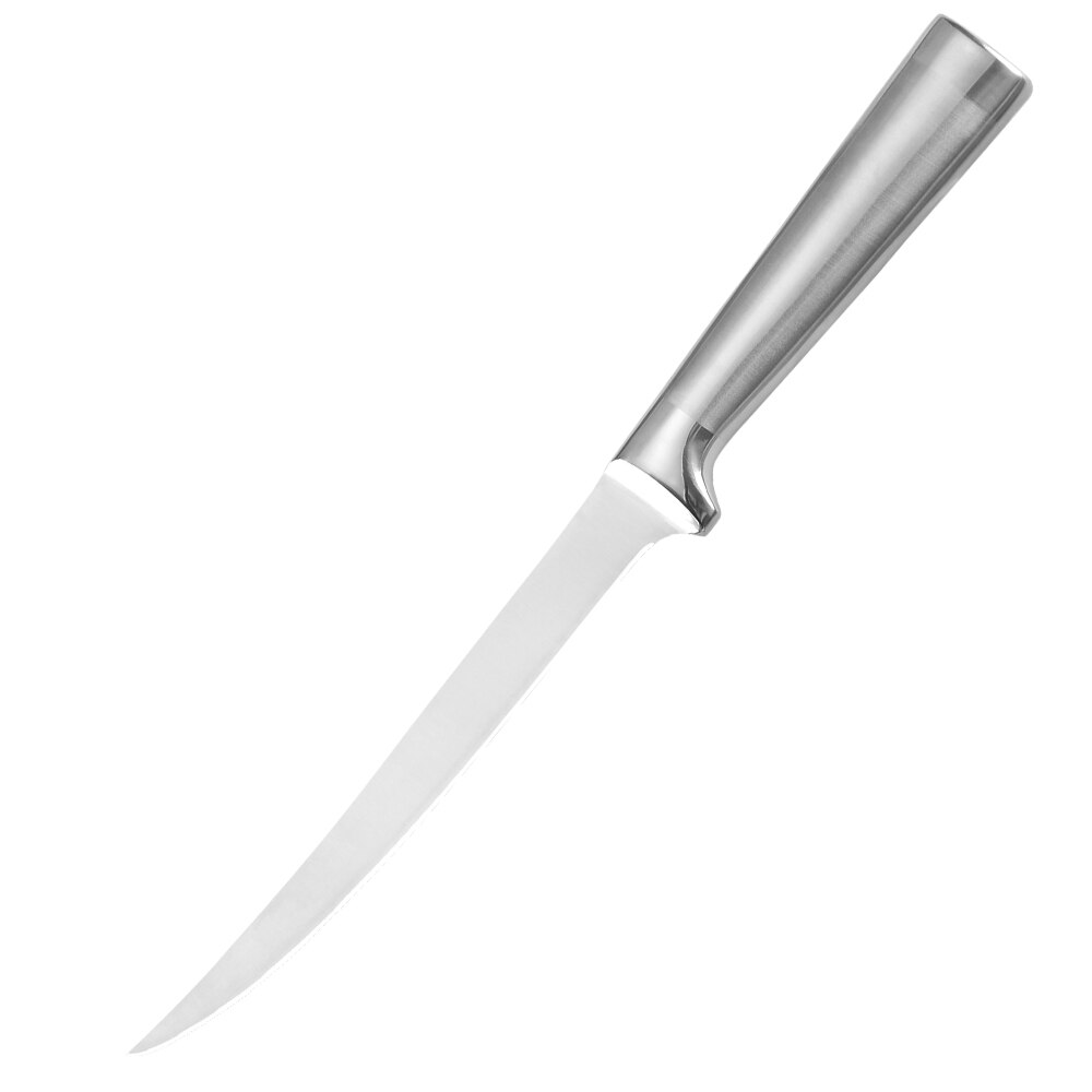 DAMASK Stainless Steel Boning Knife Fish Meat Chicken Pork Slicer Very Sharp Blade Easy Cutting Chef Knife Bone Knives Cook Tool: 7 inch