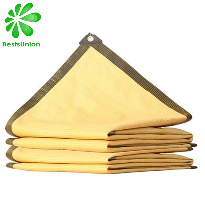 Filet pare-soleil Beige HDPE, taux d'ombrage 95%, protection solaire épaisse pour l'extérieur, jardin, voile d'ombrage, balcon, Patio, auvent, différentes tailles