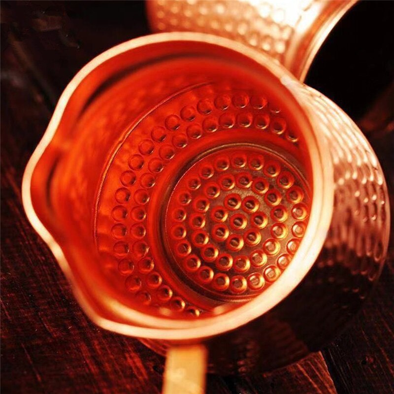 320ml café manche en bois turc Cezve cafetière café turc cuivre cafetière pour turc Cezve Ibrik cafétéria