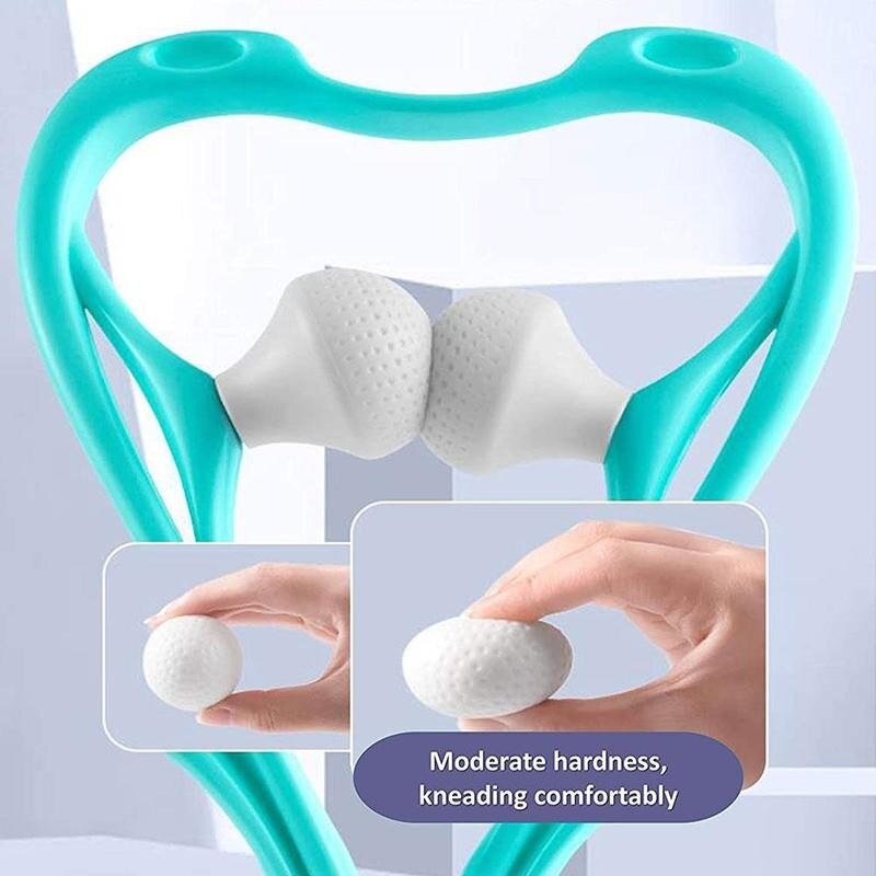 Pressure Point Therapy Neck Massage Tool Pressure Relieve Massage Self Point Dual Massager Tool Roller Shoulder Trigger Nec O7P5