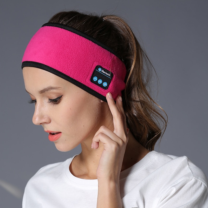 Bluetooth muziek hoofdband gebreide slaap hoofddeksels hoofdtelefoon luidspreker headset afneembare sportheadset hoofdband