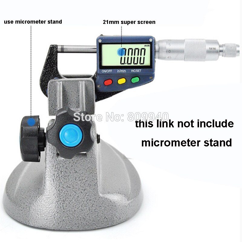 0-25mm 0.001mm elektronisk digitalt mikrometer mikron uden for mikrometer tykkelsesmåler digitalt måleværktøj