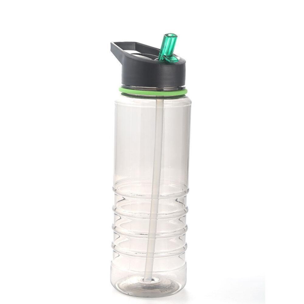 Flip Straw Water Bottle Sports Drinks Bottle Hiking Cycling Camping Tools 800ML Bottle Travel Camping Household Items 20