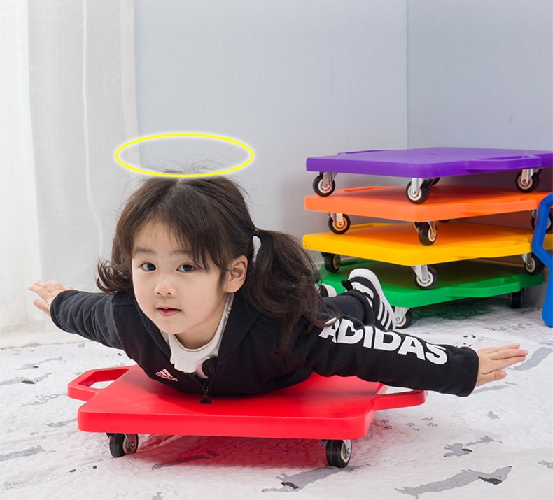 [Grappige] Kids Vier-Wiel Vitaliteit Skateboard Outdoor Interactieve Skateboard Gevoel Training Spel Sport Speelgoed Balans Slide Auto