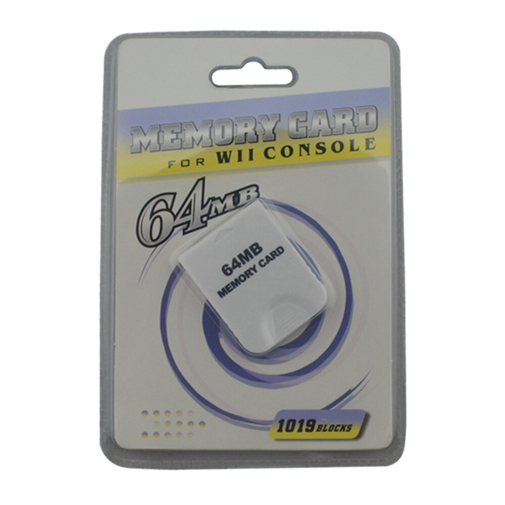 Memory Storage Card Saver For Wii For GameCube For GC Xmas: 64M