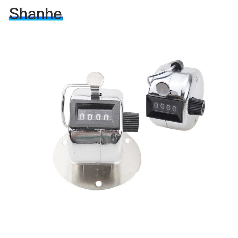 Mini Digital Hand Tally Counter 4 Digit Number Manual Hand Held Tally Counter Manual Counting Golf Clicker 0-9999