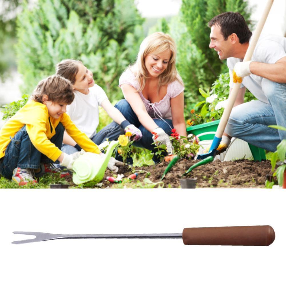 Weeding Fork Hand Tool Planting Transplanting Wood Pull Manual Grubber Trimming Gadgets Tools Handle Garden Remover Cultiva Z7A6