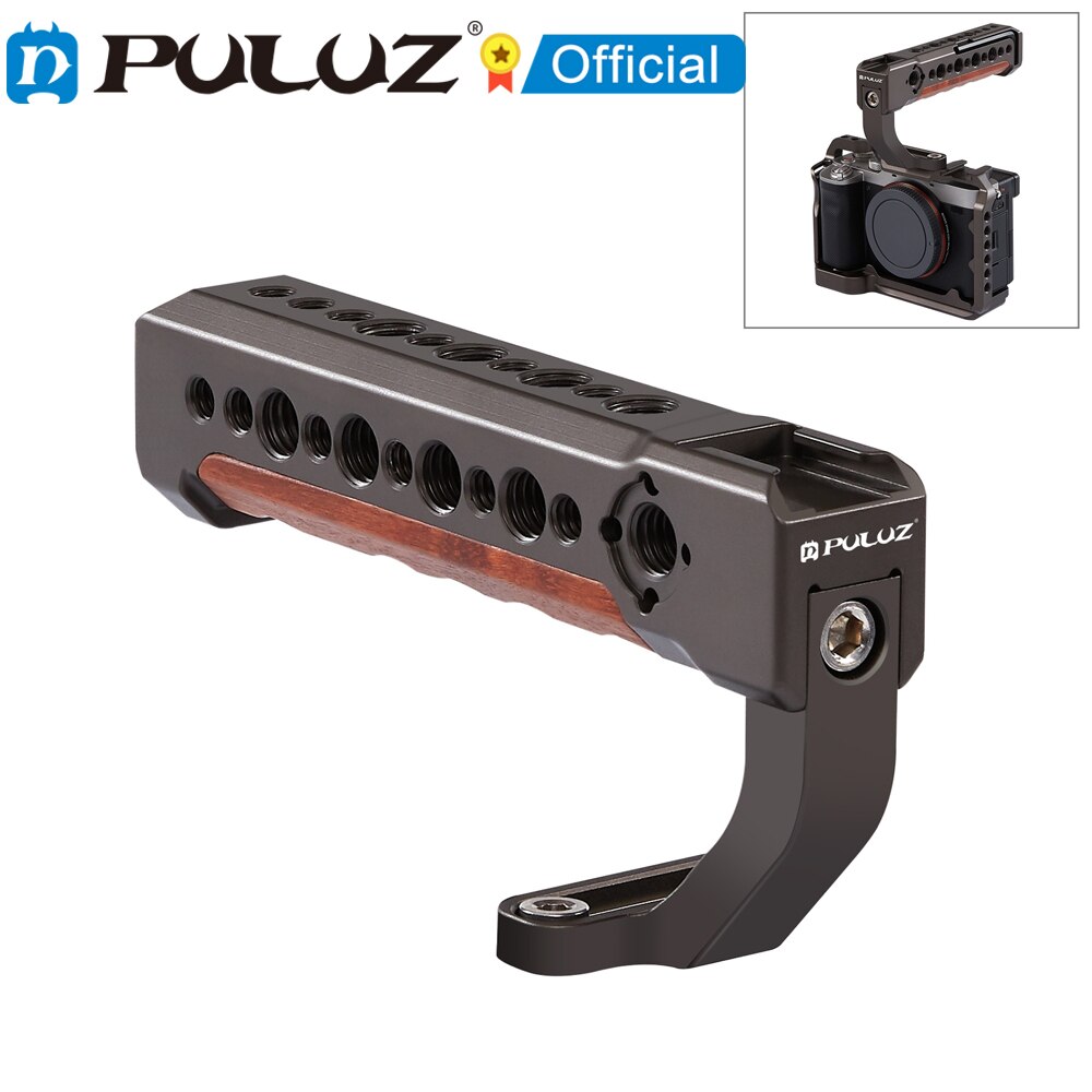 Puluz Arri Camera Top Handvat Koude Schoen Handgreep Voor Mirrorless Camera Kooi Stabilizer Handvat