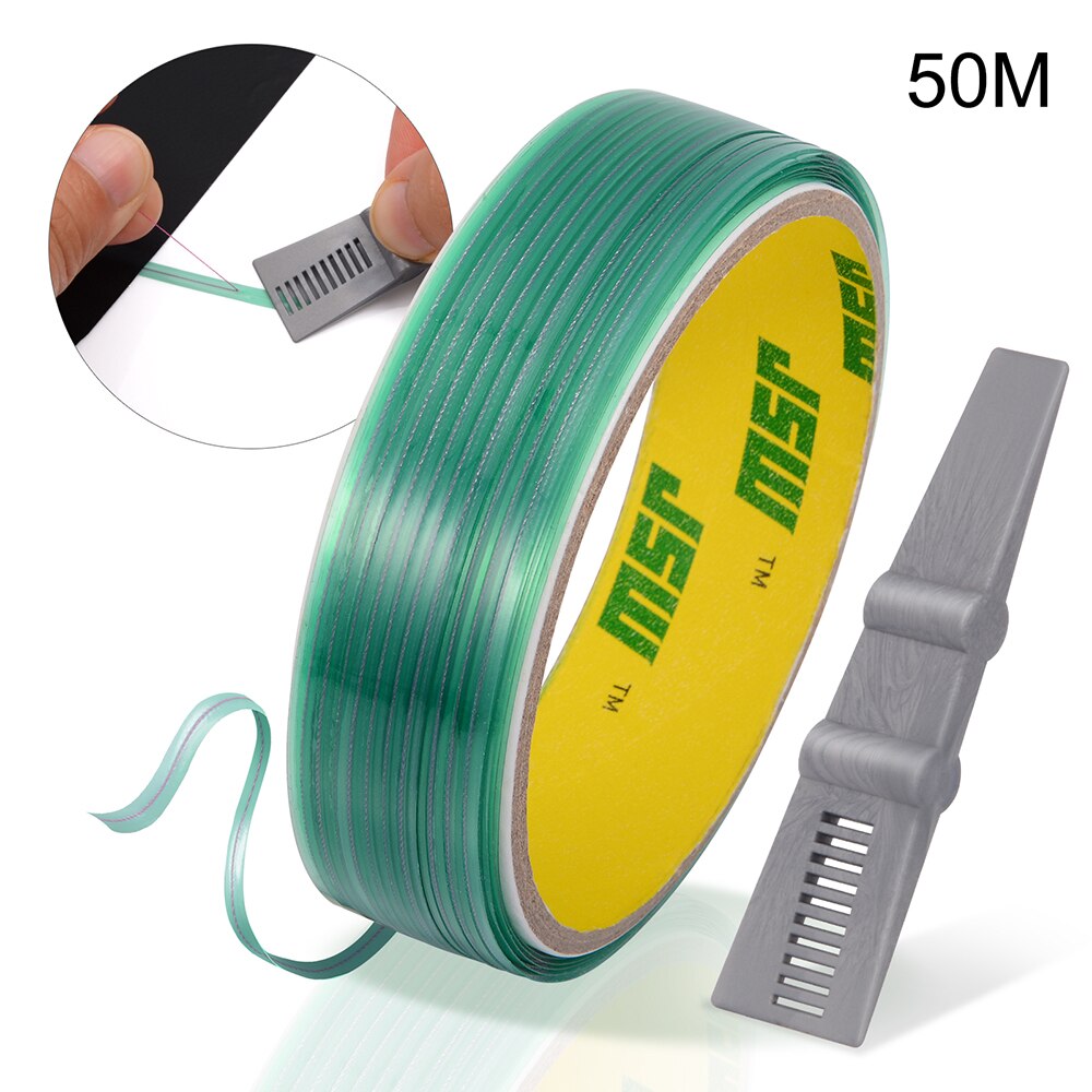 EHDIS 5m/50m Knifeless Tape Line for Car Vinyl Wrapping Film Cutting Tools Carbon Fiber Wrap Squeegee Auto Accessories: 50 meters