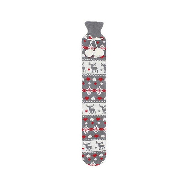 Avec Warmies housse de bouteille amovible fourrure fausse eau chaude longue: F
