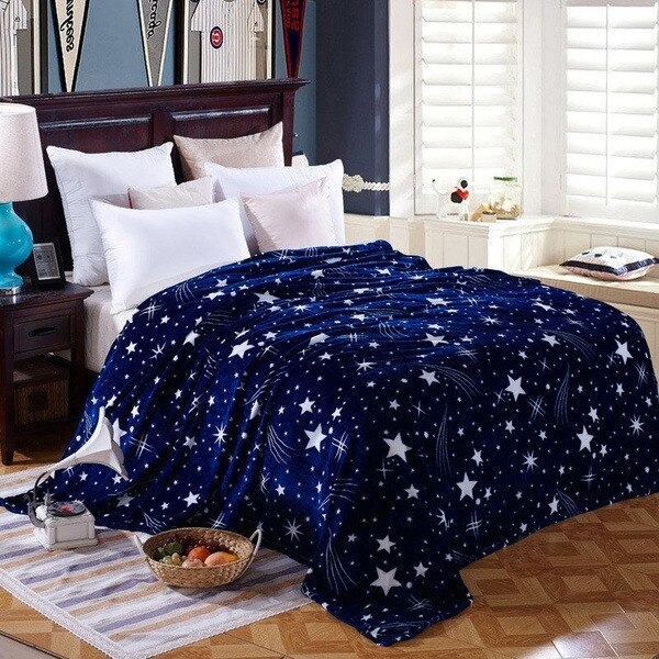 weighted blanket for Winter Summer Blanket Sofa Car Travel Bed Blanket with Black Unicorn for Home Textile: 2