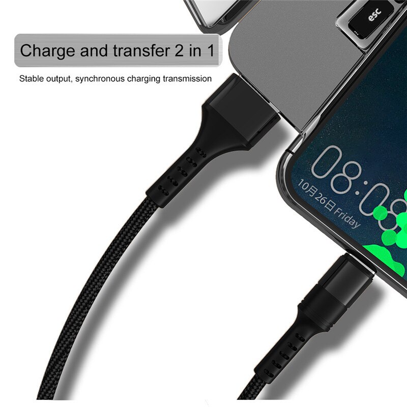 5a type c usb-kabel supersnel opladen voor huawei mate 20 p30 p20 pro  qc2.0 qc3.0 qc4.0 snel opladen telefoonkabel type-c usb-draad