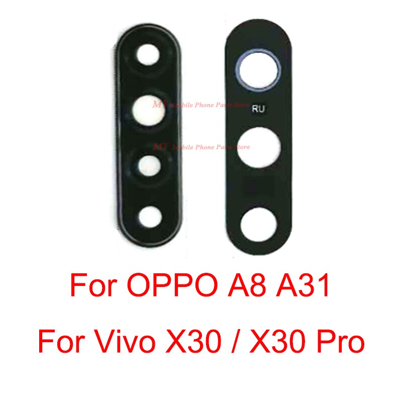 Achteruitrijcamera glazen lens voor oppo  a8 a31 vivo  x30 pro  x30 pro achteruitrijcamera lens glazen afdekking met sticker reserveonderdelen