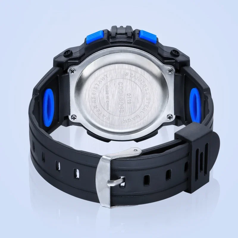Elektronische Kinderuhren, Farbe, leuchtendes Zifferblatt, wasserdicht, multifunktional, nachtleuchtender Wecker, Uhr für Jungen und Mädchen