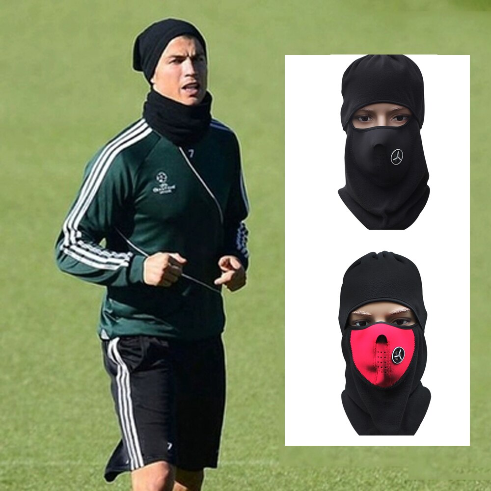 Winter football Face Mask Cap Ski Soccer outside sports Mask Thermal Snowboard Shield Cold Headwear futbol Training Mask