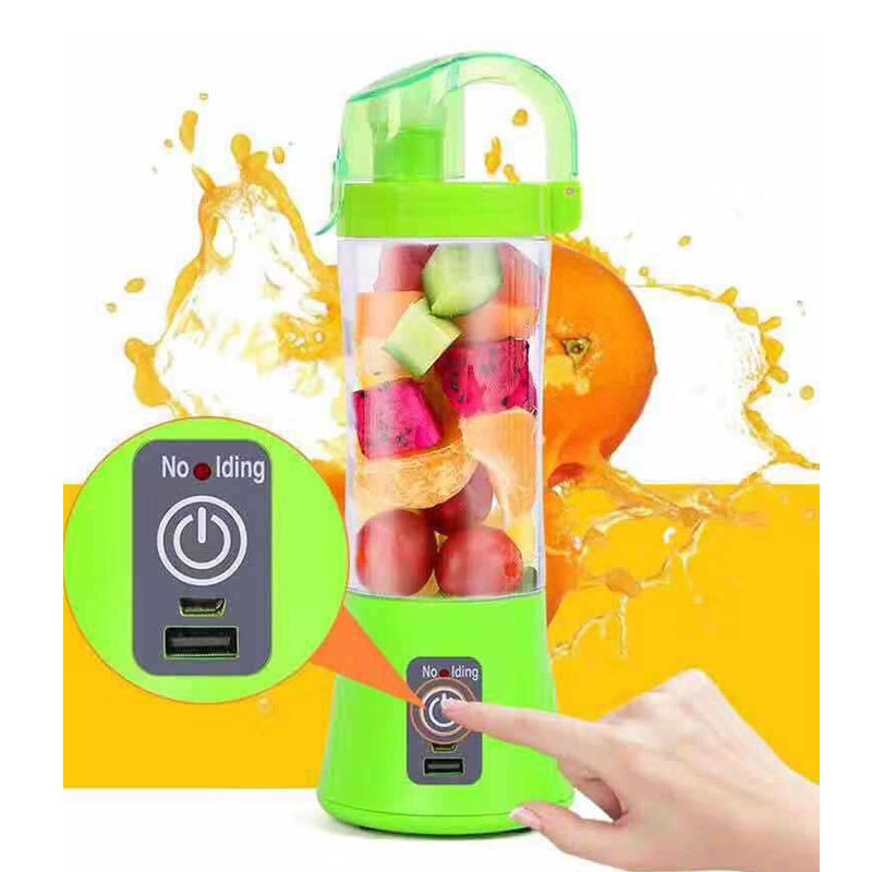 380ml Draagbare Blender Juicer Cup USB Oplaadbare Elektrische Automatische Groente Fruit Citrus Oranje Sap Maker Cup Mixer Fles