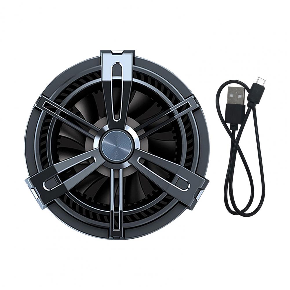 X12 Telefoon Koelventilator Quick Cooling Mute Rgb Koel Licht Magnetische Halfgeleider Veel Compatibele Game Cooler Radiator Voor Smartp