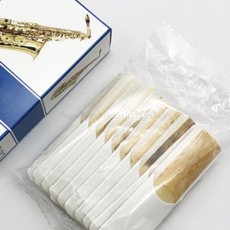 10pcs/set Alto/Soprano/Tenor Saxophone Reeds Strength 2.5 Bb Clarinet Reed N18 19