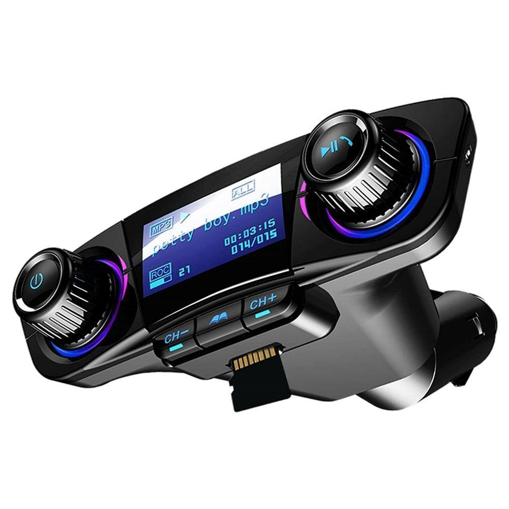 Auto Bluetooth Fm-zender Modulator Handsfree Bellen Carkit Dual Usb Charger Adapter Aux Audio Muziek MP3 Speler Accessoires