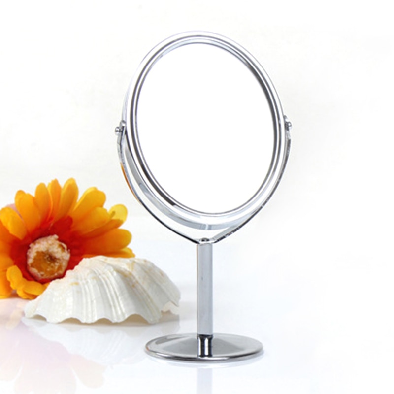 Clear Beauty Makeup Cosmetic Double-Sided Normal Makeup Mirror Stand Magnifier Mirror oval/Round Shape Mirror