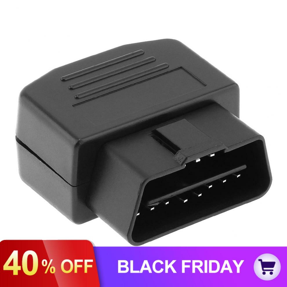 OBD II OBD2 DIY 16Pin Mannelijke Uitbreiding Opening Kabel Auto Diagnostische Interface Connector Plug Adapter met Shell en Schroef