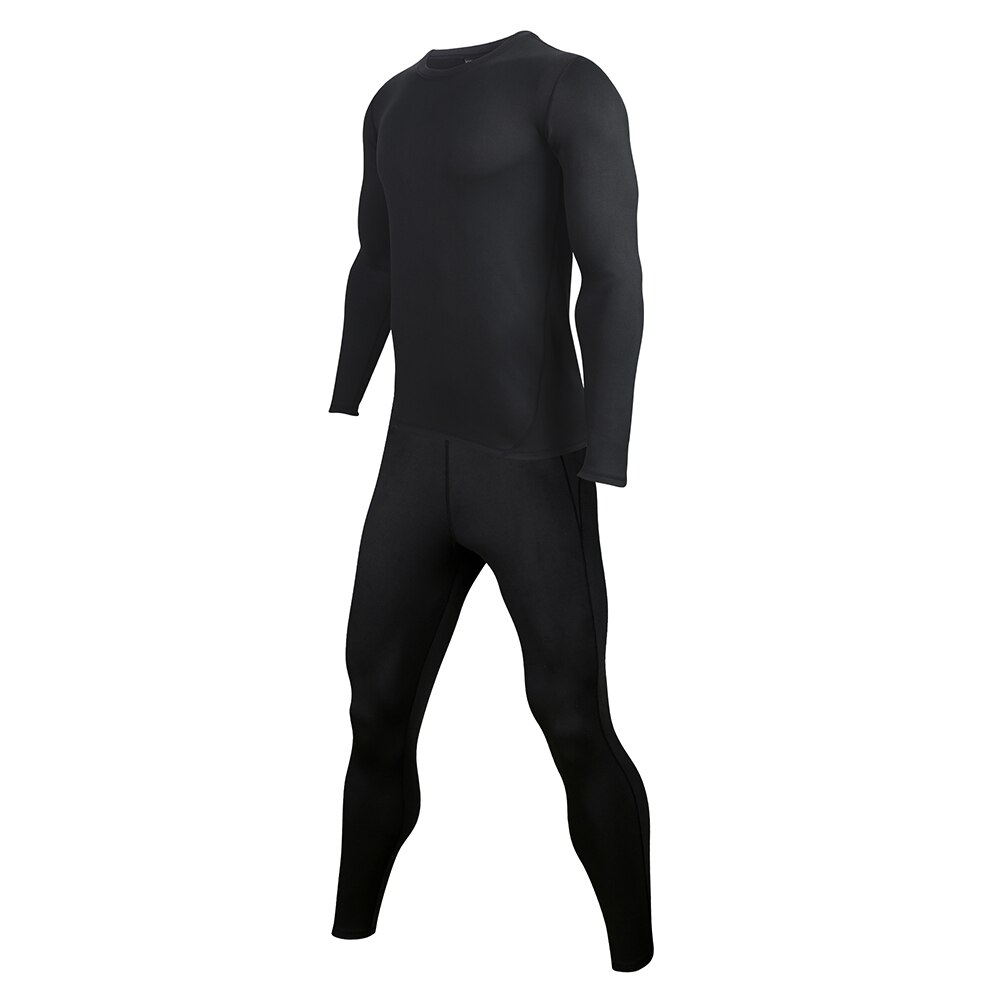 Soft Base Layers Long Johns thin Underwear Sets Breathable Stretch Tight Compression Sweat Quick Drying Tops Pants Set Clothing: L