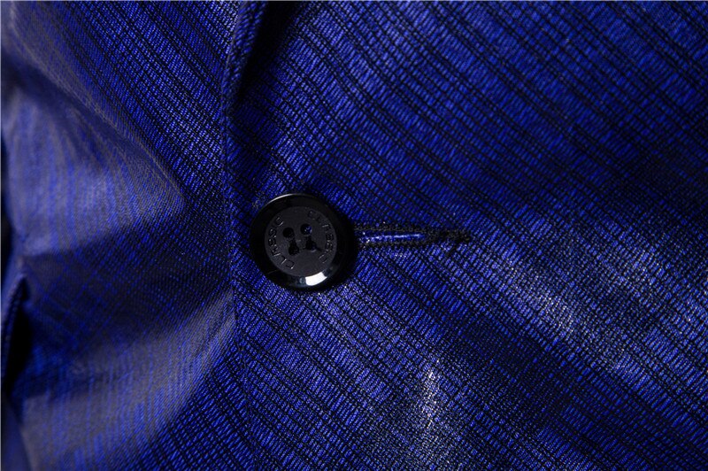Blazer heren casual schuine streep bedrukte glanzende blazer masculino heren klassiek bruidsjonkers trouwpakken feestjas 3xl