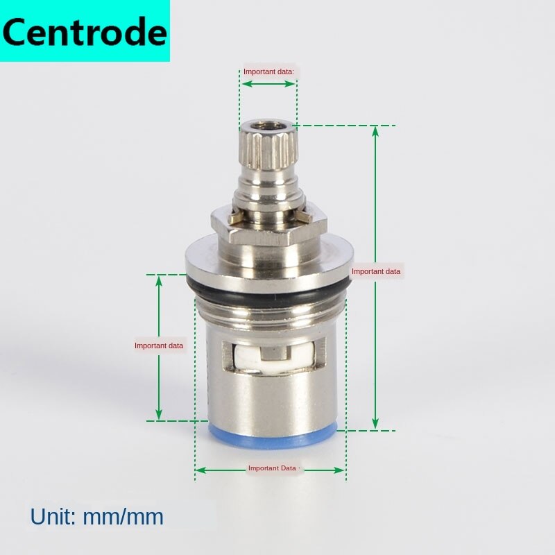 Faucet copper valve core and cold water fast opening triangle valve switch ceramic valve core copper head repair parts