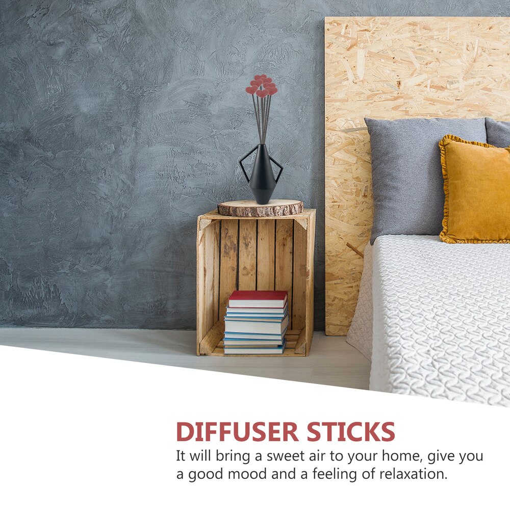 Bâtonnets diffuseur d'arômes en forme de cœur, 12 pièces, accessoires